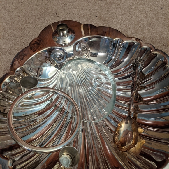 Vintage Silver Plated Seafood Serving set - Picture 4 of 6